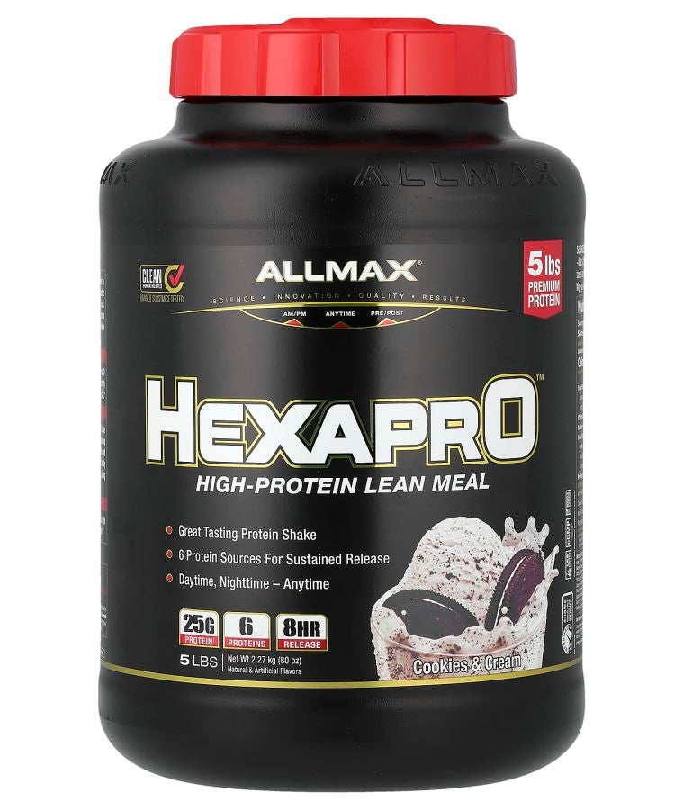 Allmax Hexapro™ High-Protein Lean Meal Cookies & Cream 5 lbs (2.27 kg)