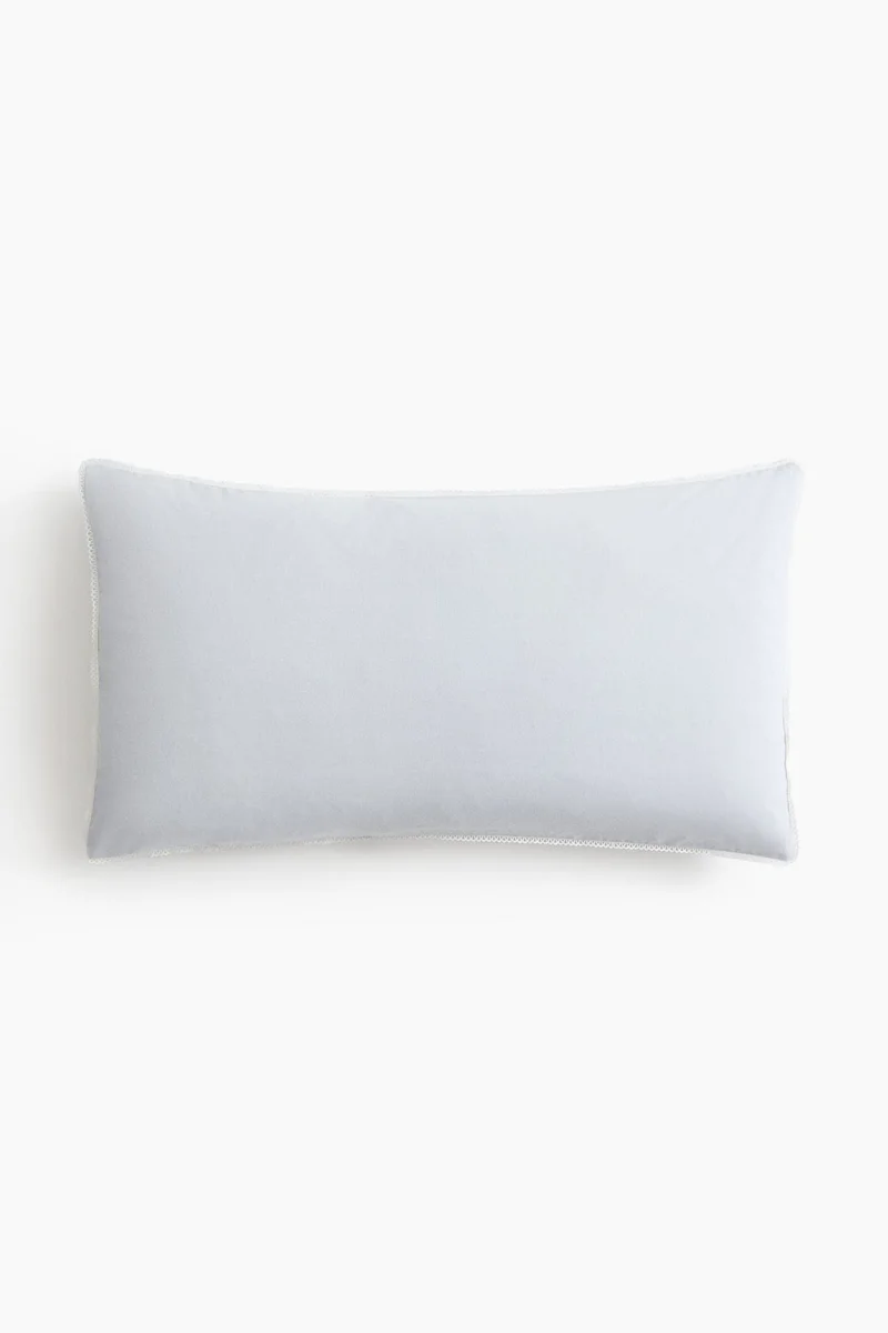 H&M Embroidery-detail cotton pillowcase