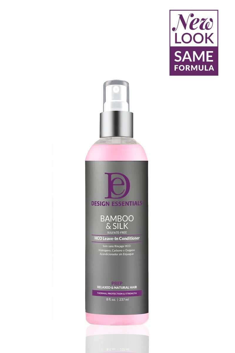 Design Essentials Bamboo & Silk HCO Leave-In Conditioner, Thermal Protection for Natural and Relaxed Hair, Softens & Detangles, 8 Oz, Pack of 1 - Image 2