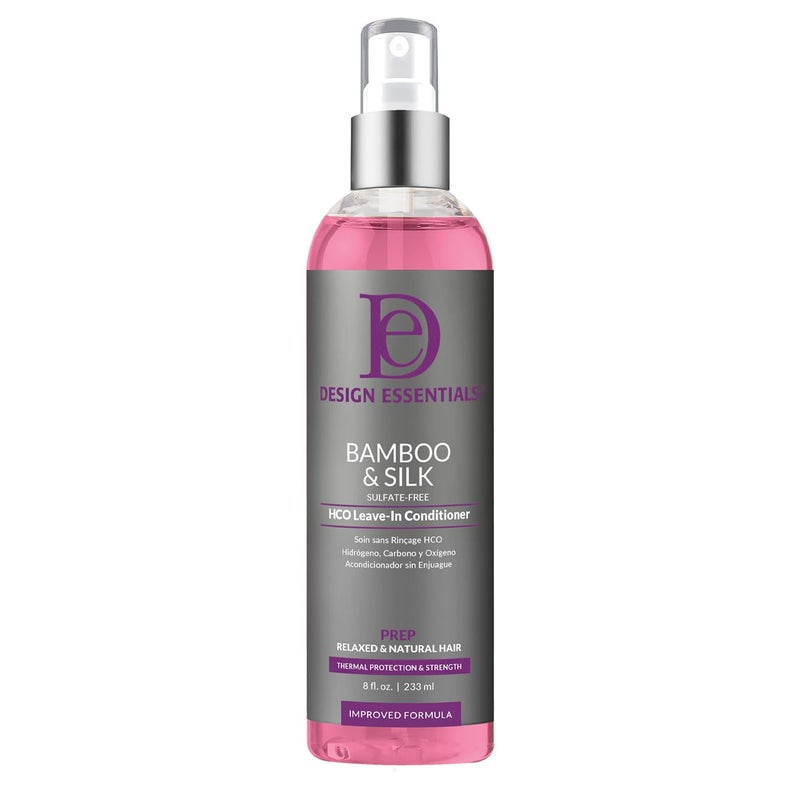 Design Essentials Bamboo & Silk HCO Leave-In Conditioner, Thermal Protection for Natural and Relaxed Hair, Softens & Detangles, 8 Oz, Pack of 1 - Image 1