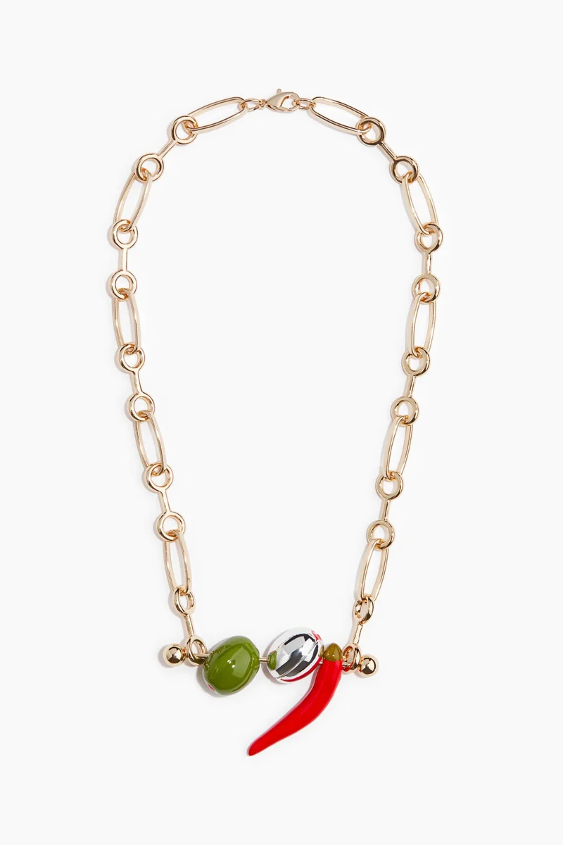 H&M Barbell-pendant necklace