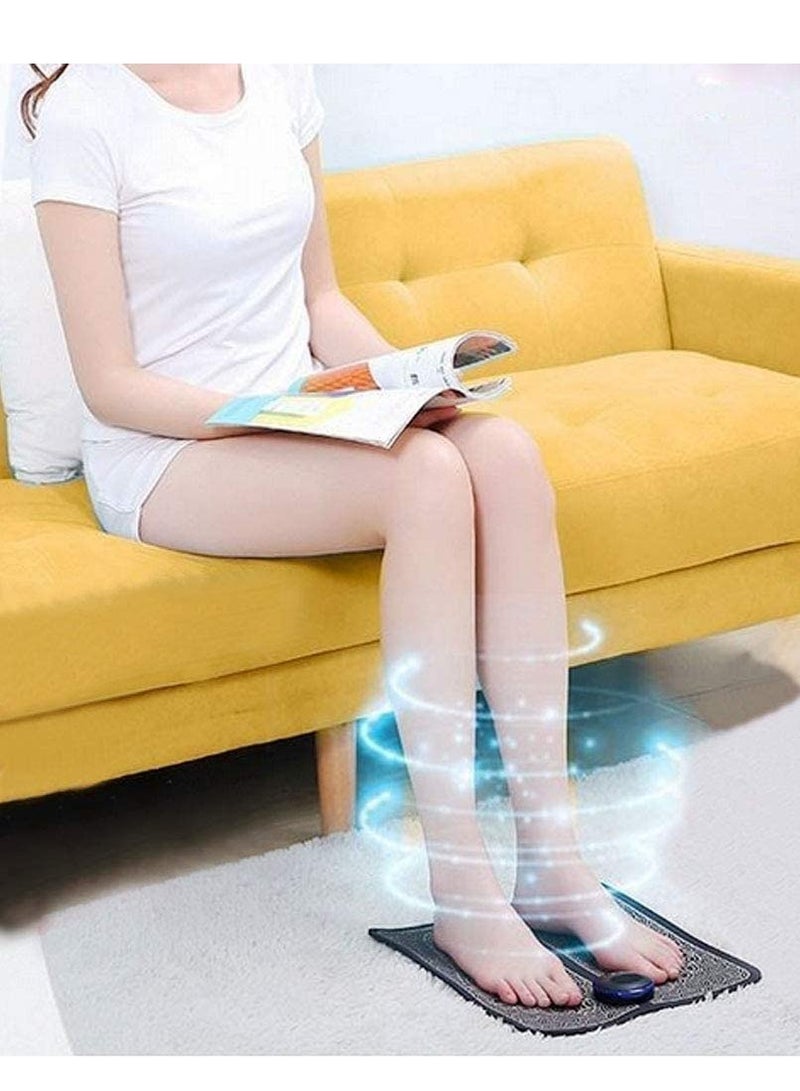 ELTRAZONE Foot Massager Machine Electric Deep Kneading Circulation Foot Booster for Feet and Legs Folding Portable Leg Muscle Stimulator, Promotes Blood Circulation, Relief Pain, Home Office Use - Image 3