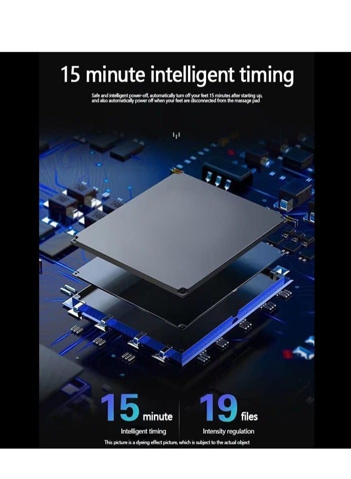 ELTRAZONE Foot Massager Machine Electric Deep Kneading Circulation Foot Booster for Feet and Legs Folding Portable Leg Muscle Stimulator, Promotes Blood Circulation, Relief Pain, Home Office Use - Image 4