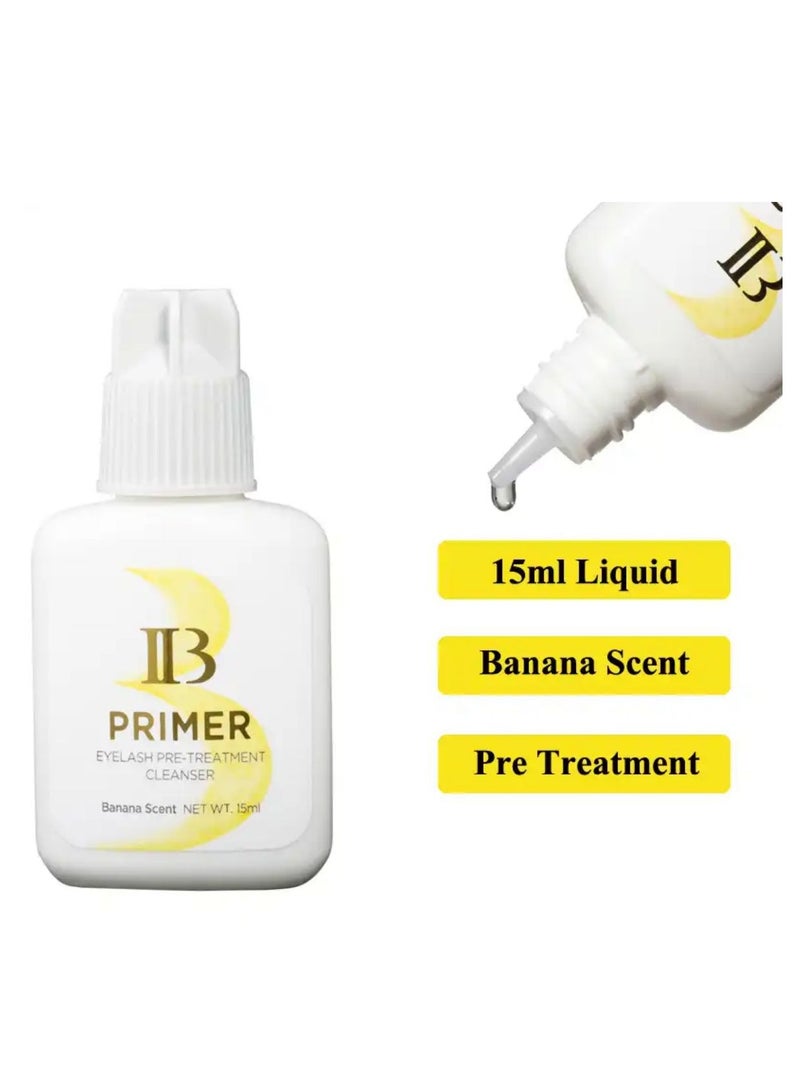 Ibeauti iBeauty Lash Glue Primer Eyelash Pre-Treatment Banana Scent Adhesive Primer for Eyelash Extension Korean Makeup 15ml  - Image 2