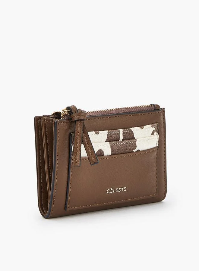 سيليست Bi-Fold Wallet with Snap Button Closure