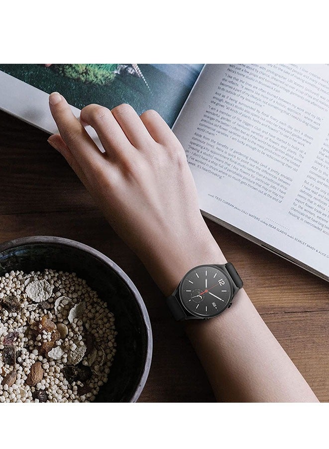 Muyixin متوافق مع حافظة Xiaomi Watch S1 الصلبة من البولي كربونات مع حافظة واقي شاشة رفيعة للغاية من الزجاج المقوى عالي الدقة - Image 2