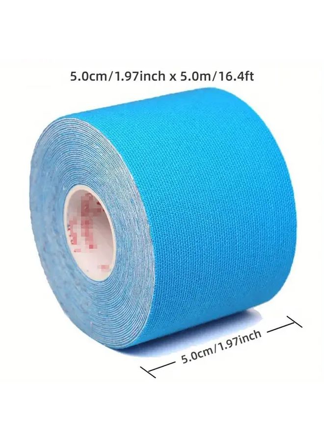 Black Kinesiology Tape 197 x 5 cm Sports Muscle Pain Relief Knee Support Elastic Bandage - Image 2