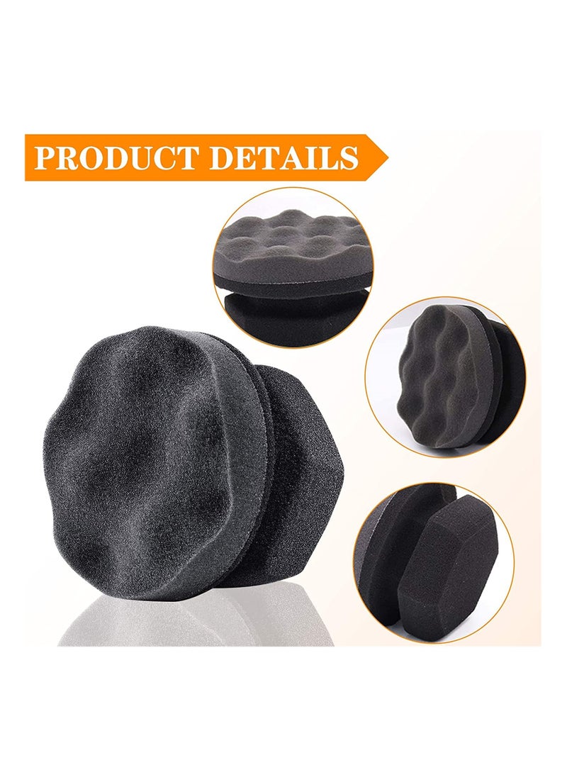 Generic - 3 Pack Heavy Duty Tire Shine Applicators Comfortable Durable Reusable Washable Detailing Pads for Maximum Gloss and Protection Large Size - Image 1