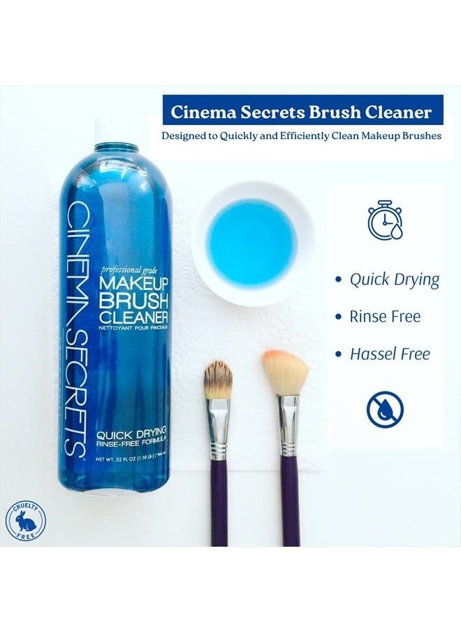Cinema Secrets - Cinema Secrets Professional Makeup Brush Cleaner, 16 Fl oz - Image 1
