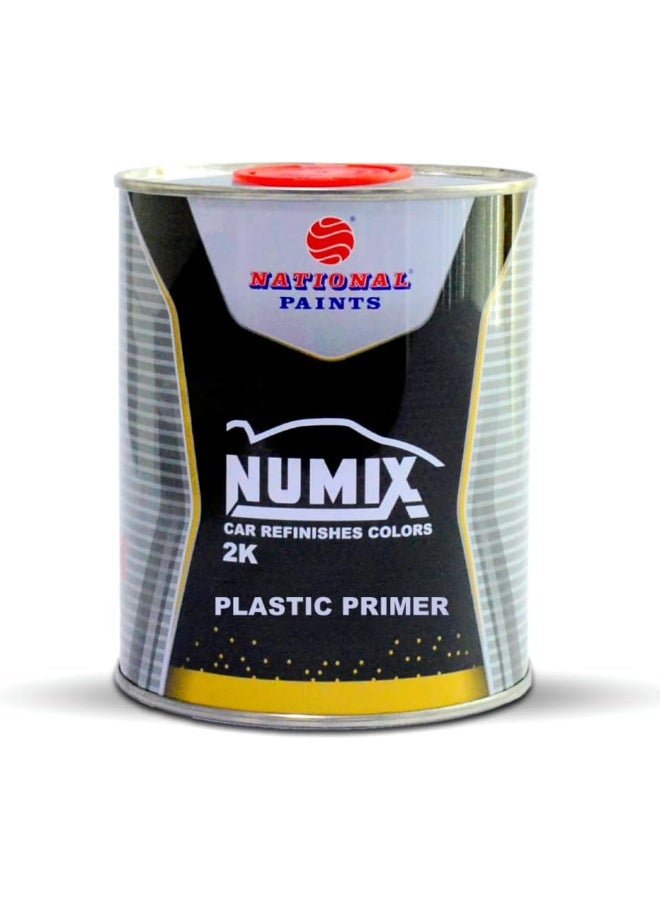 NATIONAL PAINTS Numix Plastic Primer - 1 Liter For Bumpers Specially Designed for Automotive Plastic Parts  - Image 1