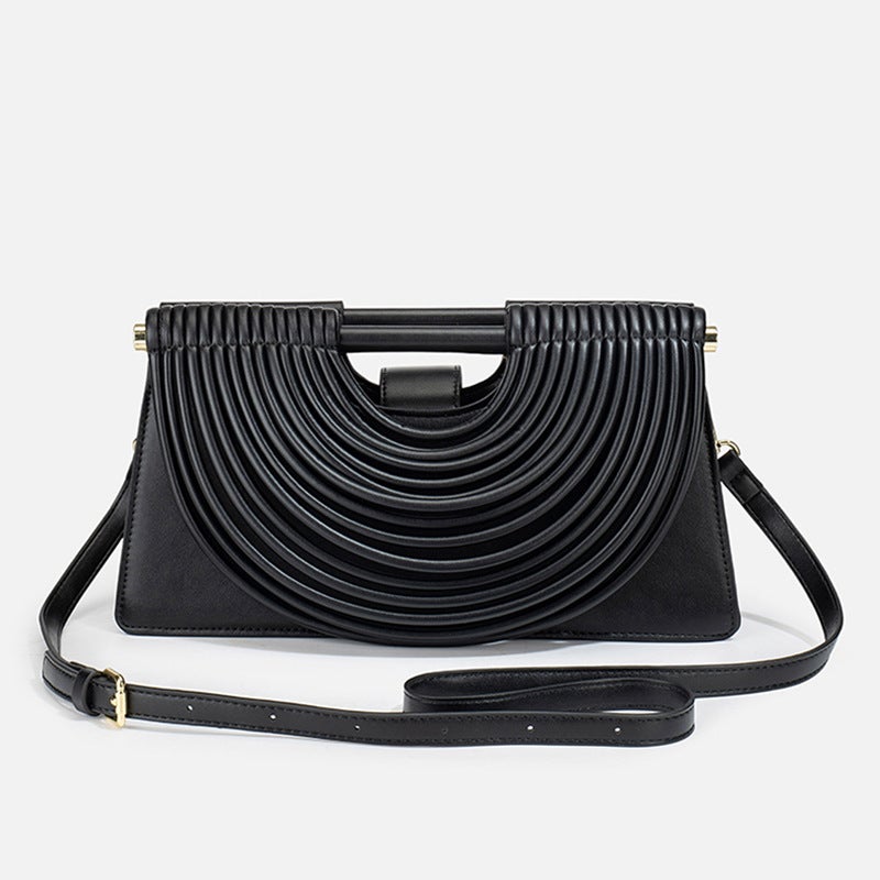 Ready-Made Bags For Women, Popular Handmade Design Woven Noodle Bags, High-End Portable Dinner Shoulder Crossbody Bags - Image 4