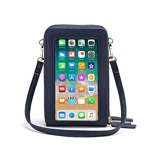 My Friday myfriday Touch Screen Crossbody Phone Purse for Women, Rfid Blocking Small Cellphone Shoulder Purse with 2 Adjustable Strap - Image 1