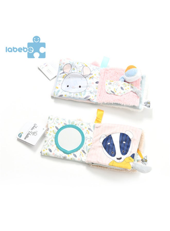 labebe Baby Early Education Toy Puppy Rabbit Intelligence Development Mirror Parent-child Interaction Puzzle Book - Image 3