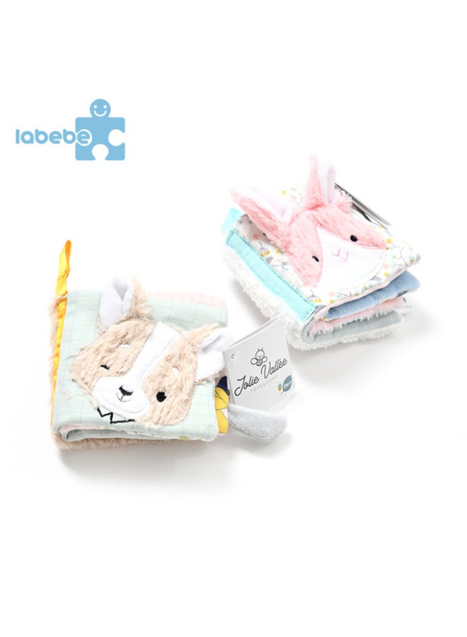 labebe Baby Early Education Toy Puppy Rabbit Intelligence Development Mirror Parent-child Interaction Puzzle Book - Image 2