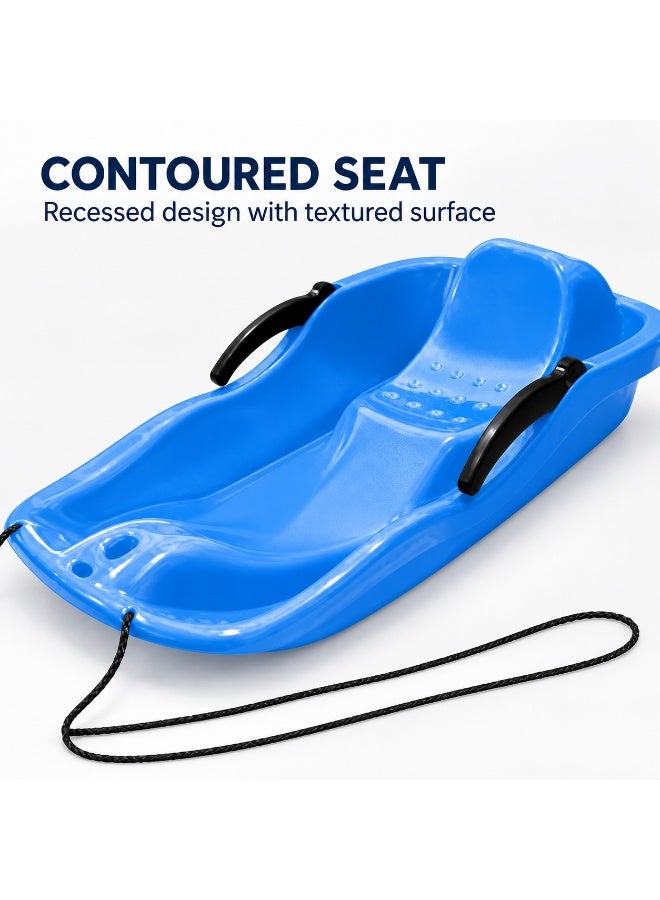 BLOOMING TIME High-Density Polyethylene Sand Sled with Built-In Brakes - Image 2