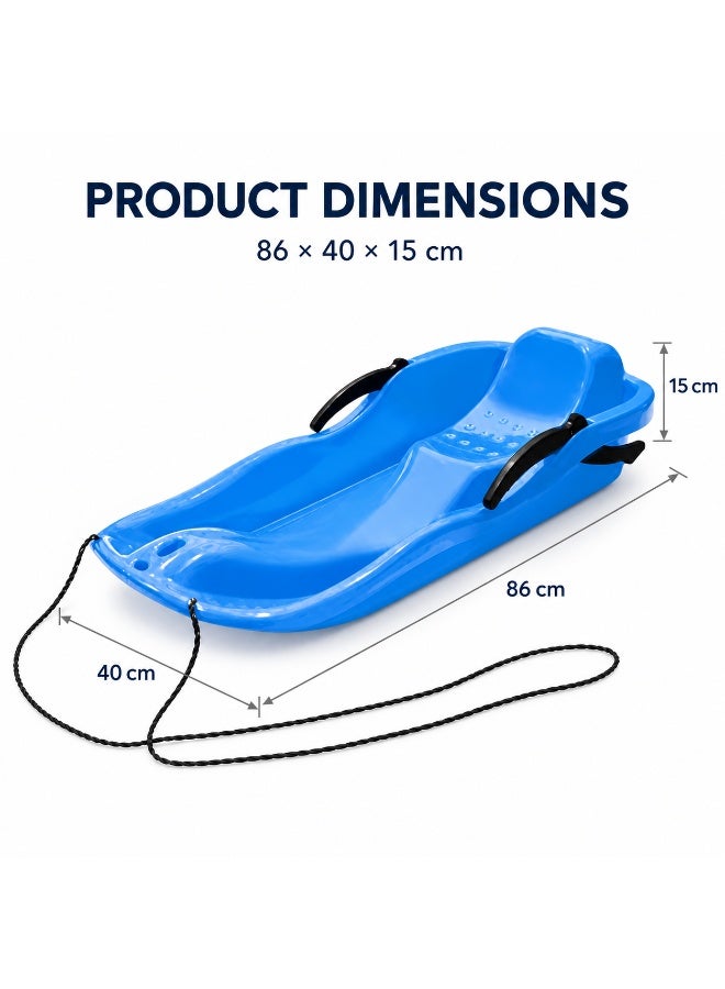 BLOOMING TIME High-Density Polyethylene Sand Sled with Built-In Brakes - Image 3