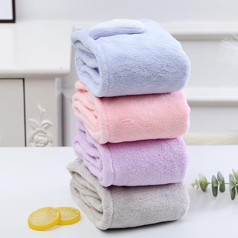 AYUS Microfiber Hair Towel Wrap for Women Hair-Drying Bathrobe Magic Hair Warp Towel Super Quick-Drying Microfiber 500 GSM Hair Towel(Multi Color) Set of 2 - Image 2