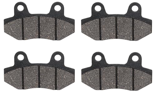 WNOOENG Rear Disc Brake Pads for Coleman B200 B200R RB200 B200RSV B200C Mini Bike Gy6 49cc 50cc 125cc 150cc 200cc 250cc ATV Roketa Baja Sun Scooter YerfDog 150cc Go kart Taotao Pit Dirt Bike Parts 4 Pcs - Image 1
