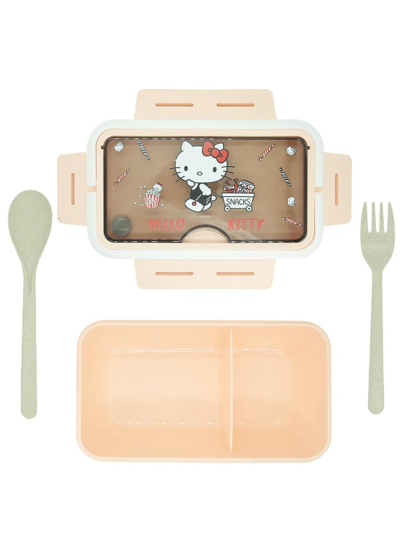 General hello Kitty Lunch Box, All-in-one Stackable Bento Box Container,, Work Lunch Bento Box, Leak-proof Lunch Box  - Image 1
