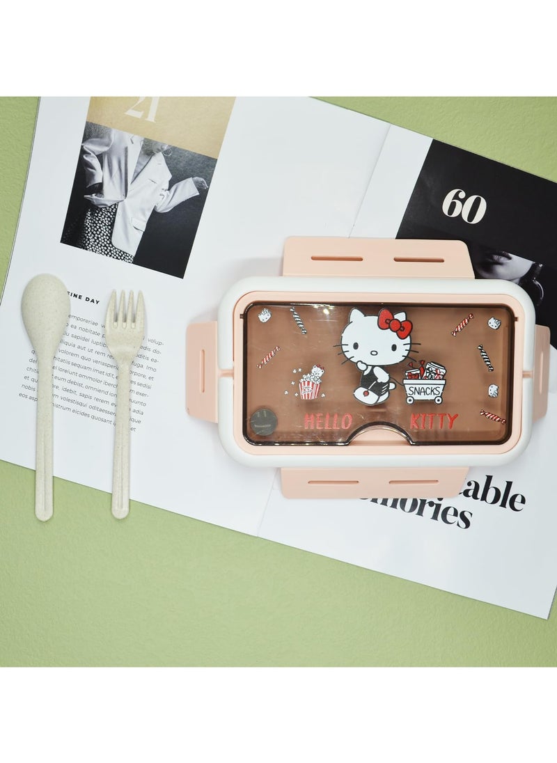 General hello Kitty Lunch Box, All-in-one Stackable Bento Box Container,, Work Lunch Bento Box, Leak-proof Lunch Box  - Image 2
