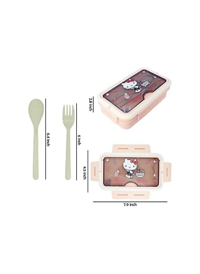 General hello Kitty Lunch Box, All-in-one Stackable Bento Box Container,, Work Lunch Bento Box, Leak-proof Lunch Box  - Image 5