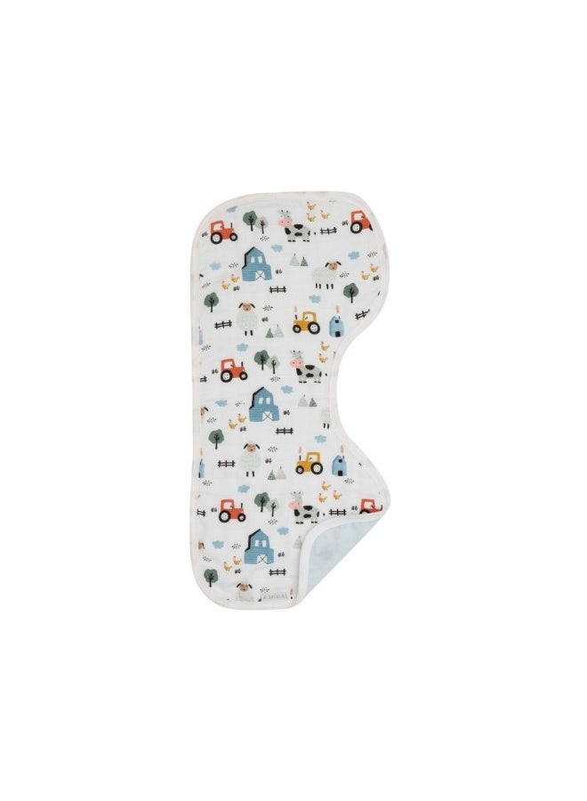 All4Ella Barnyard Burp Cloths - 2 Pack - Image 3