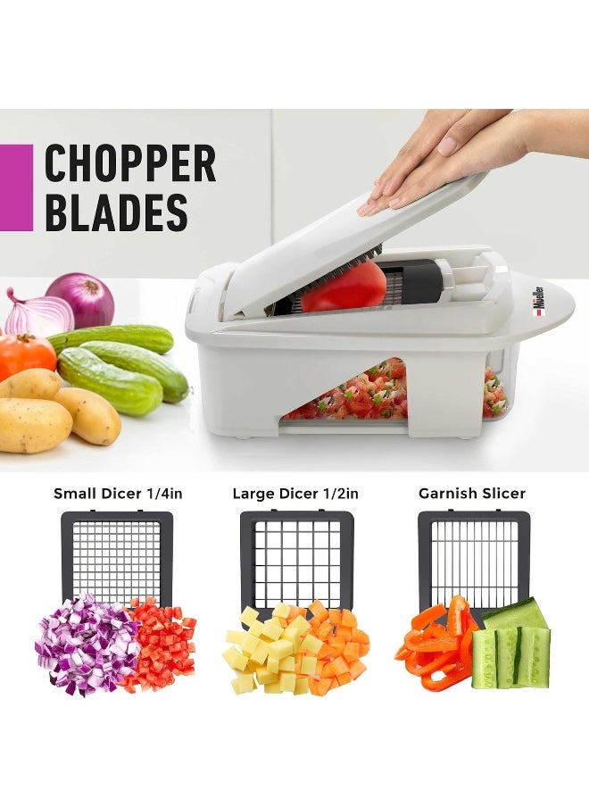 Pro-Series All-In-One, 12 Blade Mandoline Slicer For Kitchen, Food Chopper, Vegetable Slicer And Spiralizer, Cutter, Dicer, Grater, Kitchen Gadgets Sets With Container - pzsku/ZFF64E5D600106152C60DZ/45/_/1722068651/07bb94da-bb56-48b5-95e2-af9d3e569cef