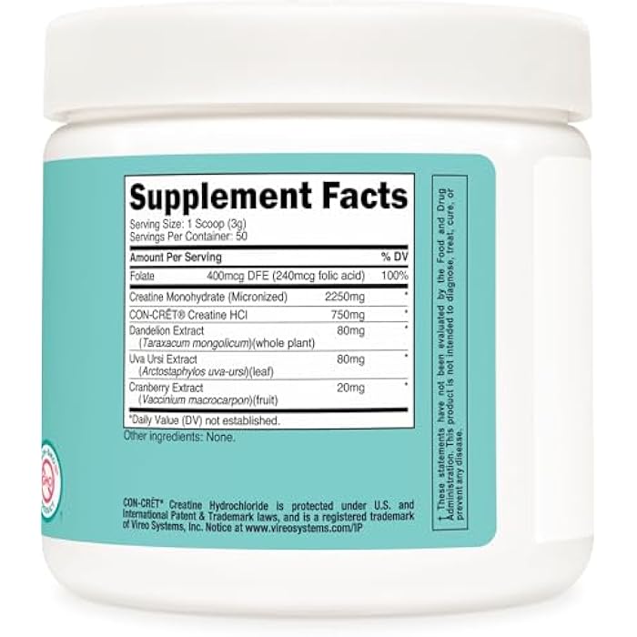 Nutricost Creatine Monohydrate Powder for Women, Micronized, Unflavored, 50 Servings - Vegetarian, Non-GMO, Gluten Free - Image 5