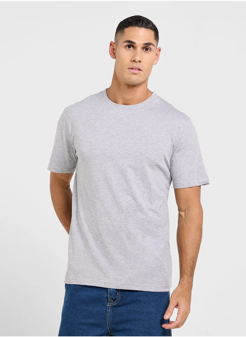 Seventy Five Basics 5 Pack Essential Crew Neck T-Shirts