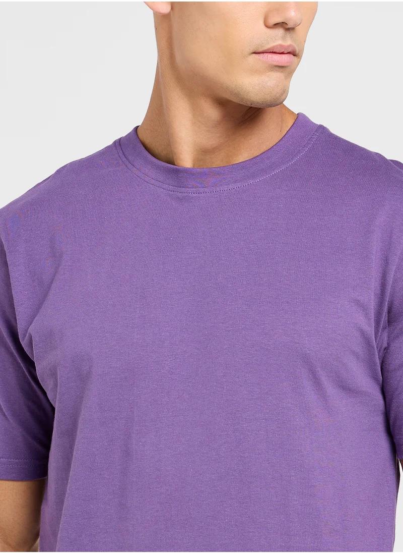 Seventy Five Basics 5 Pack Essential Crew Neck T-Shirts