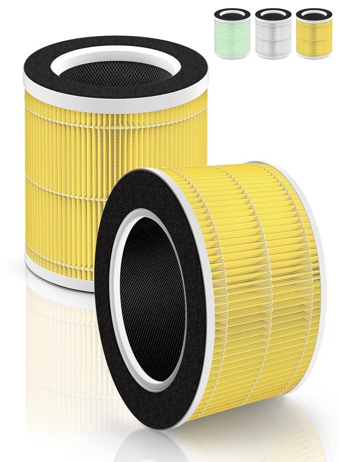 DAJDAH RP-AP088-F1 Replacement Filter Compatible with RENPHO Air Purifier Replacement Filter RP-AP088W True HEPA H13 Filter for RENPHO RP-AP088B RP-AP088W RP-AP088W/RP-AP088B Especially for Pet Allergy, 2PCS - Image 1