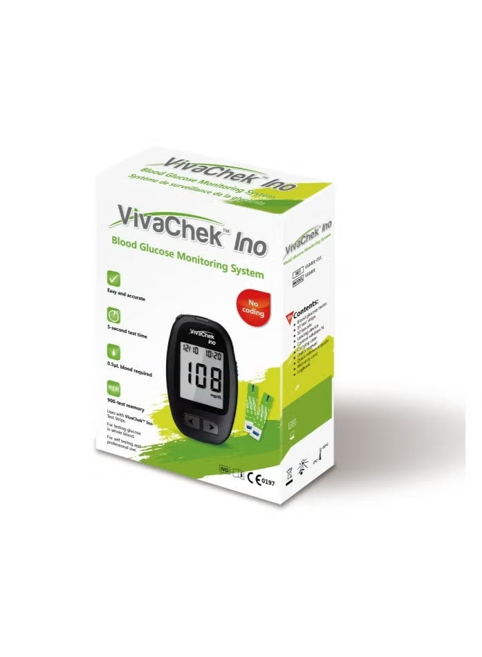 LogChek Blood Glucometer Combo Pack (1 Device + 60 Strips + 100 Lancets) - Image 2