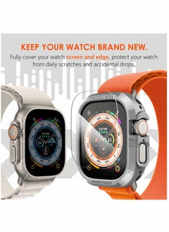 KASTWAVE Screen Protector compatible with Apple Watch Ultra 49mm, and 3pack Overall Shockproof TPU Case  - Image 3