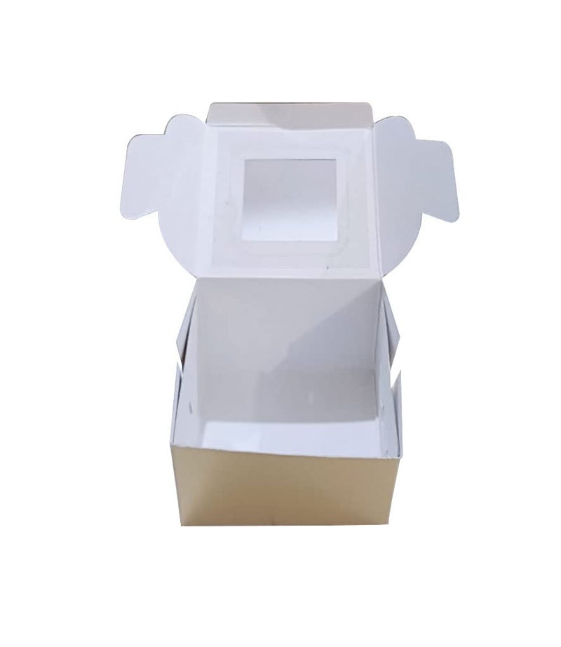 NIPS PACKAGING PVT LTD Nips Packaging Brownie boxes Gold colour Size 3 x 3 x 2 Set of 200 - Image 4