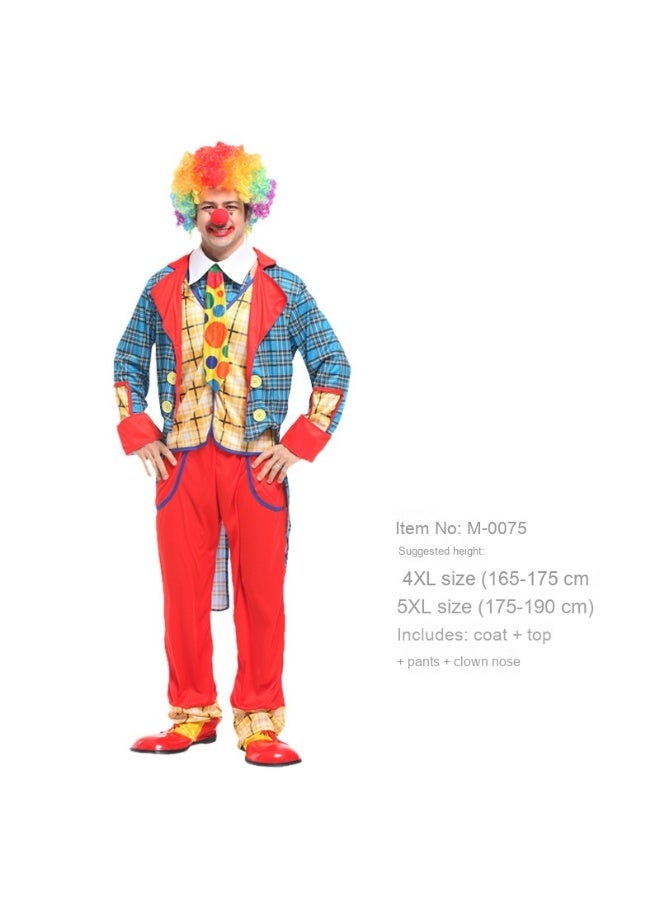 Loquat Adult Clown Costume - The Perfect Choice for Carnival Parties