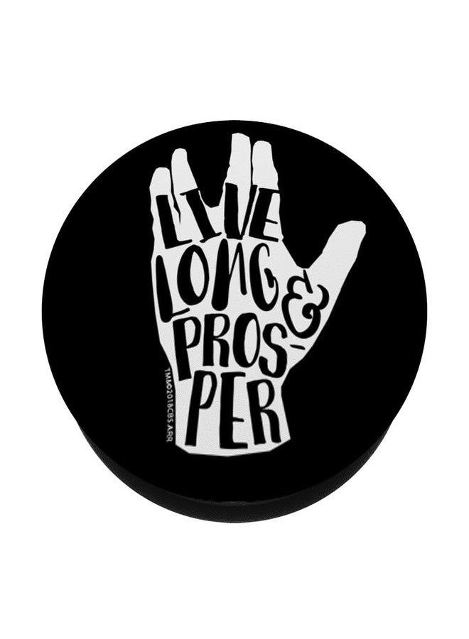 Star Trek Salute Sketch PopSockets Stand for Smartphones and Tablets PopSockets Standard PopGrip - Image 2