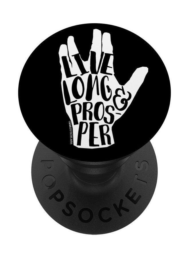 Star Trek Salute Sketch PopSockets Stand for Smartphones and Tablets PopSockets Standard PopGrip - Image 1