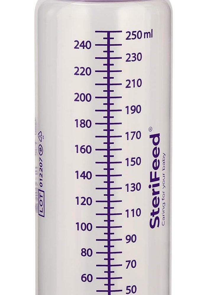 Sterifeed Disposable Sterile Baby Bottles, 250ml, Pack of 10 - Image 2