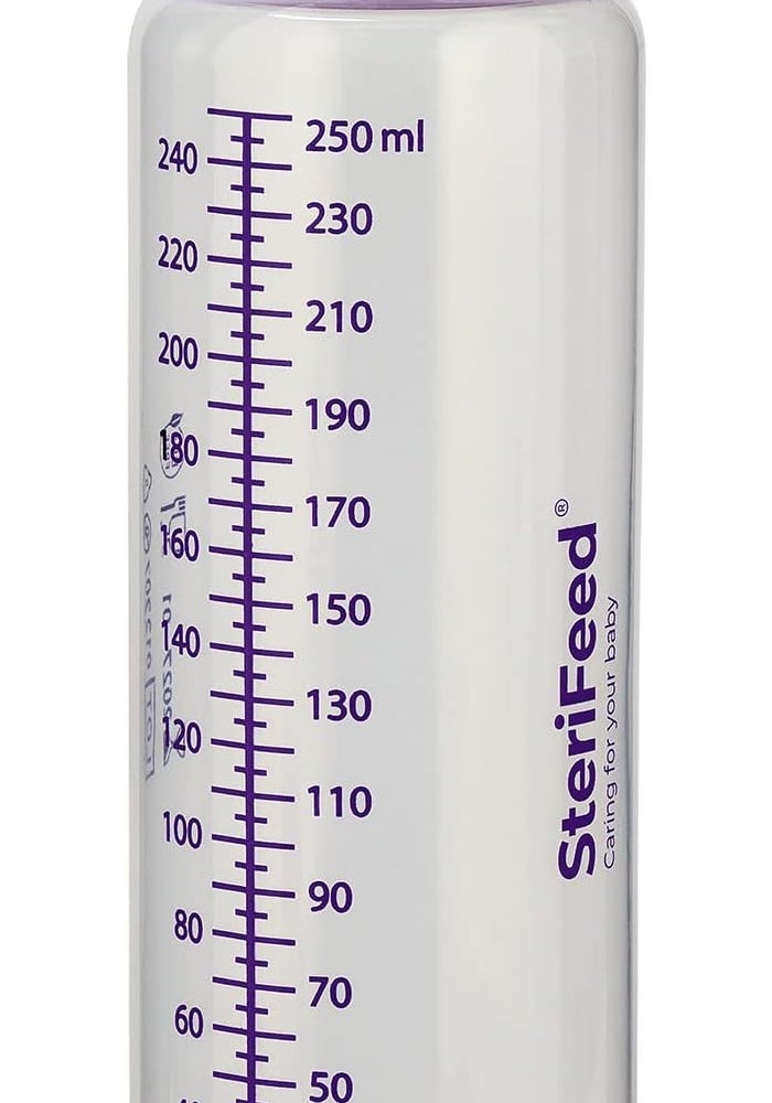 Sterifeed Disposable Sterile Baby Bottles, 250ml, Pack of 10 - Image 3