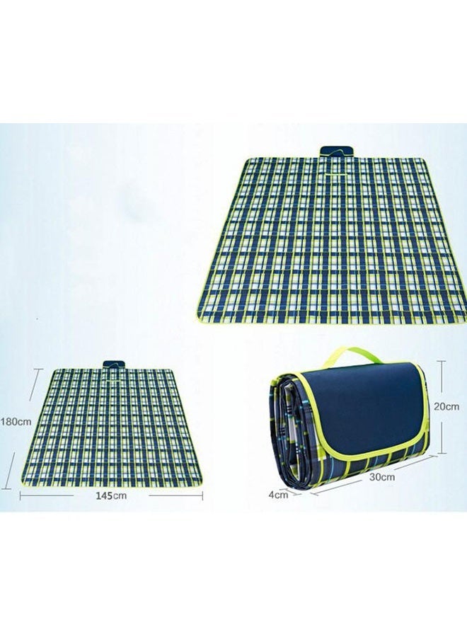 HOMESTAR Waterproof Foldable Picnic Blanket, Portable Picnic Mat For Outdoor, Camping, Family, Park, Garden, Green - Image 4