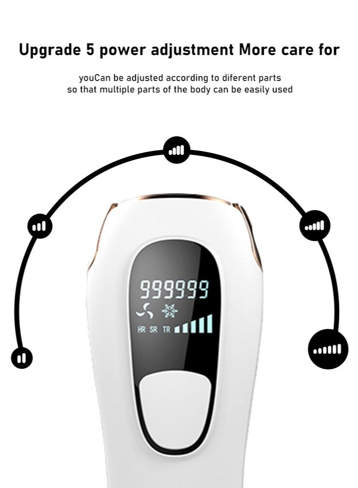 بيرفيي جهاز إزالة الشعر بدون ألم للمناطق الحساسة، نظام نقطة التجميد الحاصل على براءة اختراع لإزالة الشعر والتبريد، 0.8 ثانية ثلج/فلاش للتبريد الفوري، تحقيق إزالة شعر حقيقية بدون ألم - Image 5