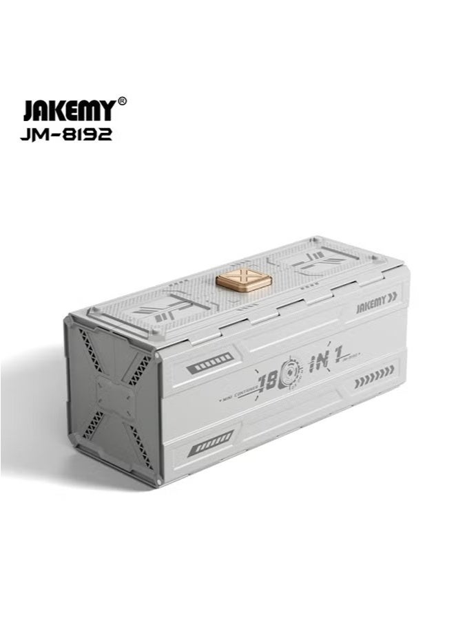 JAKEMY JAKEMY 180 in 1 Precision Screwdriver Set, Computer Screwdriver Kit, Professional Magnetic Repair Tool Kit with Home Drill Bits for Most Laptop, Phone, Xbox, MacBook, Game Console, Modding, DIY  - Image 2