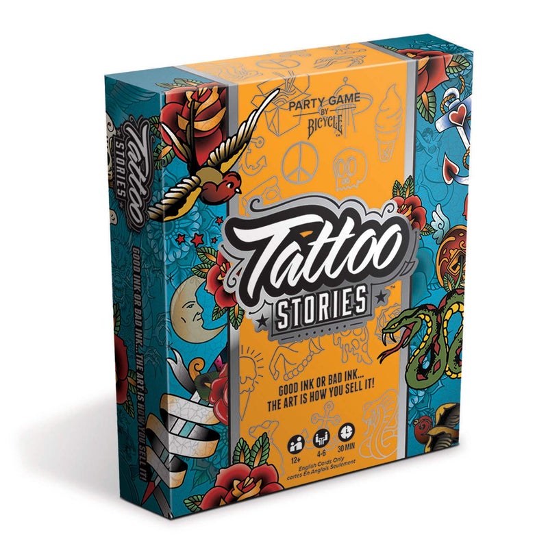 Bicycle Tattoo Stories - Games Party Games - Drawing and Card Game - Image 1