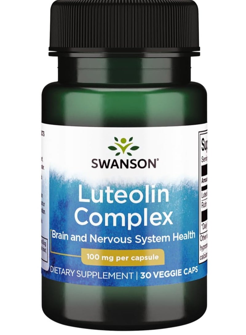 SWANSON Luteolin Complex Brain Support Supplement 30 Capsules