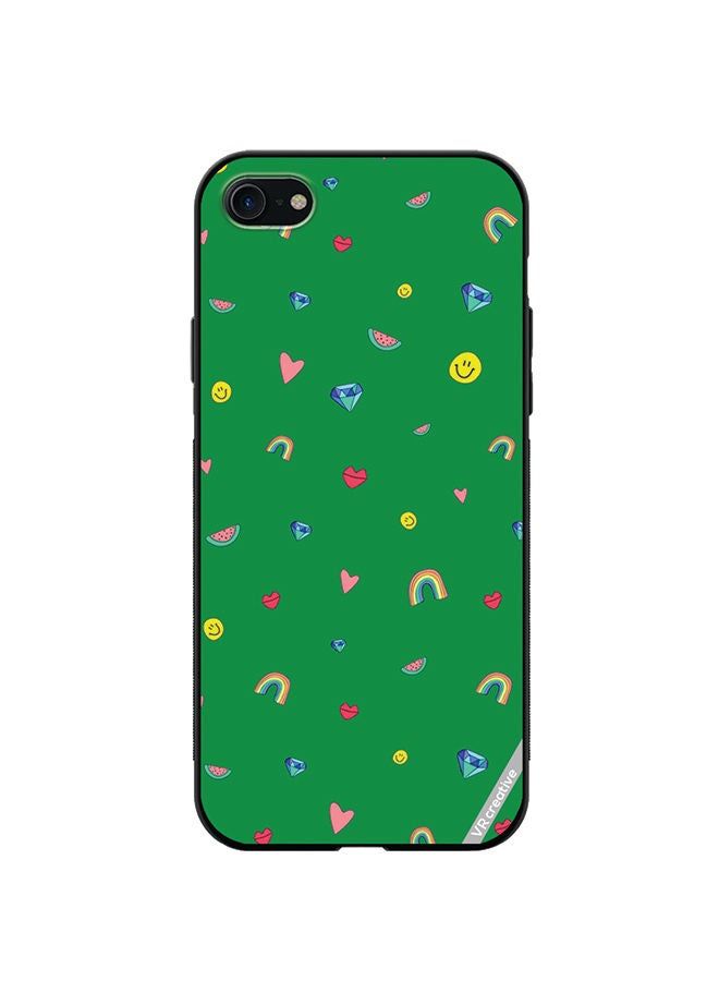 VR CREATIVE Protective Case Cover For Apple iPhone SE (2022) Multicolor Design - Image 1