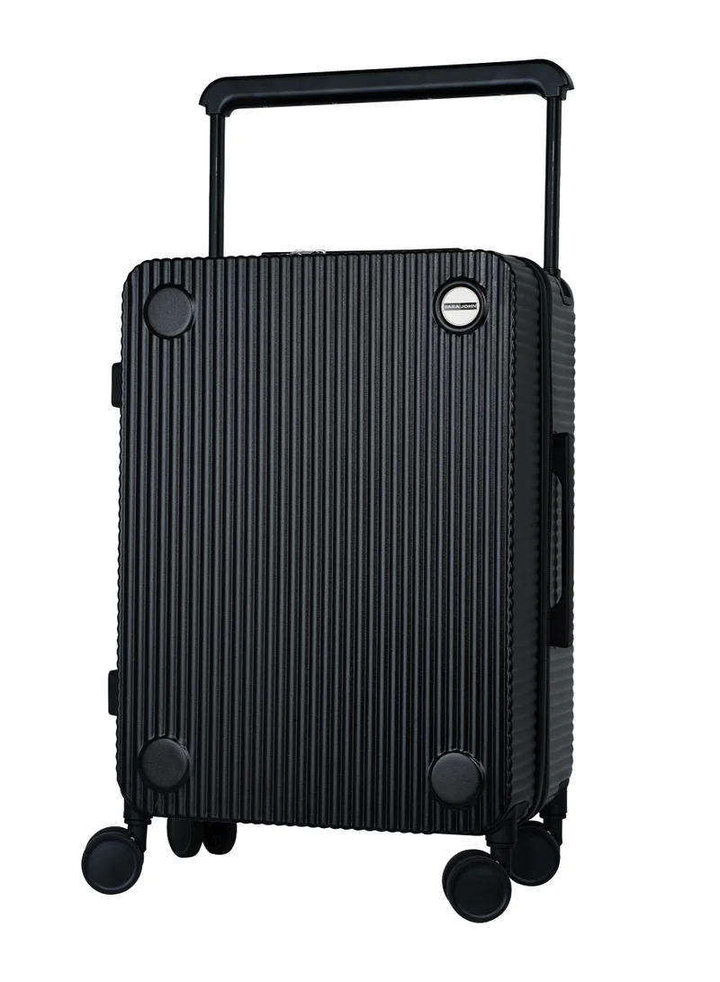 بارا جون Strada Wide Trolley Spinner Cabin Luggage with TSA-Lock - Black