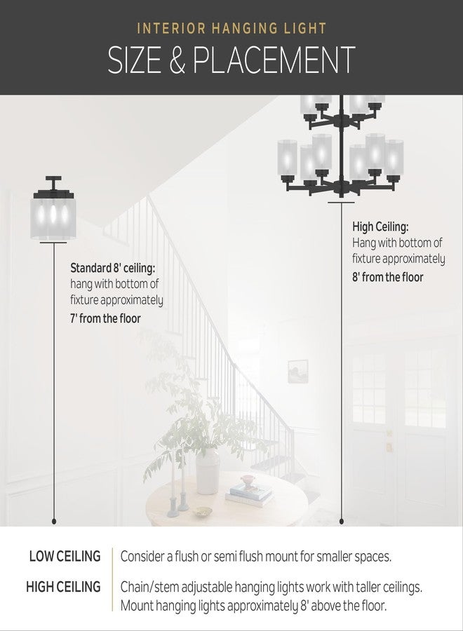Kichler Gen I LED Downlight, 7.5" Ceiling Flush Mount Interior Dimmable Light, 2700K, (7.5" x 1.5"), White, 43846WHLED27 - Image 5
