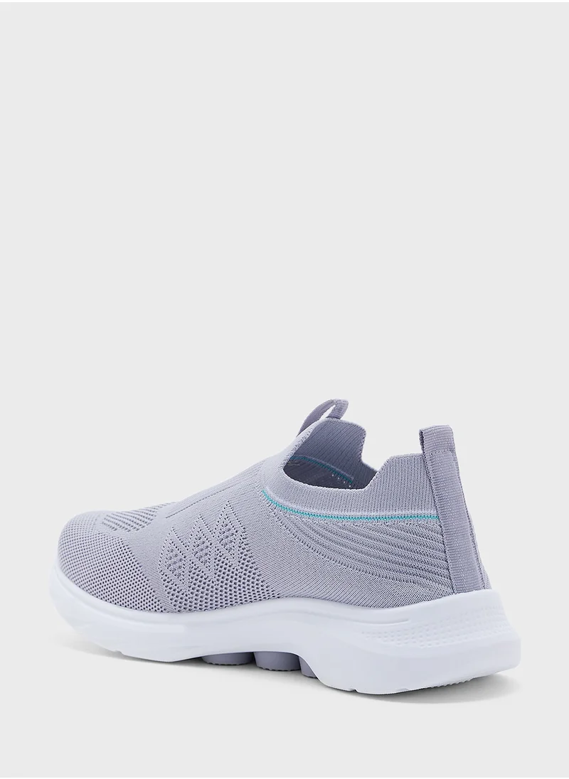 جينجر Sporty Knit Slip On Comfort Shoes