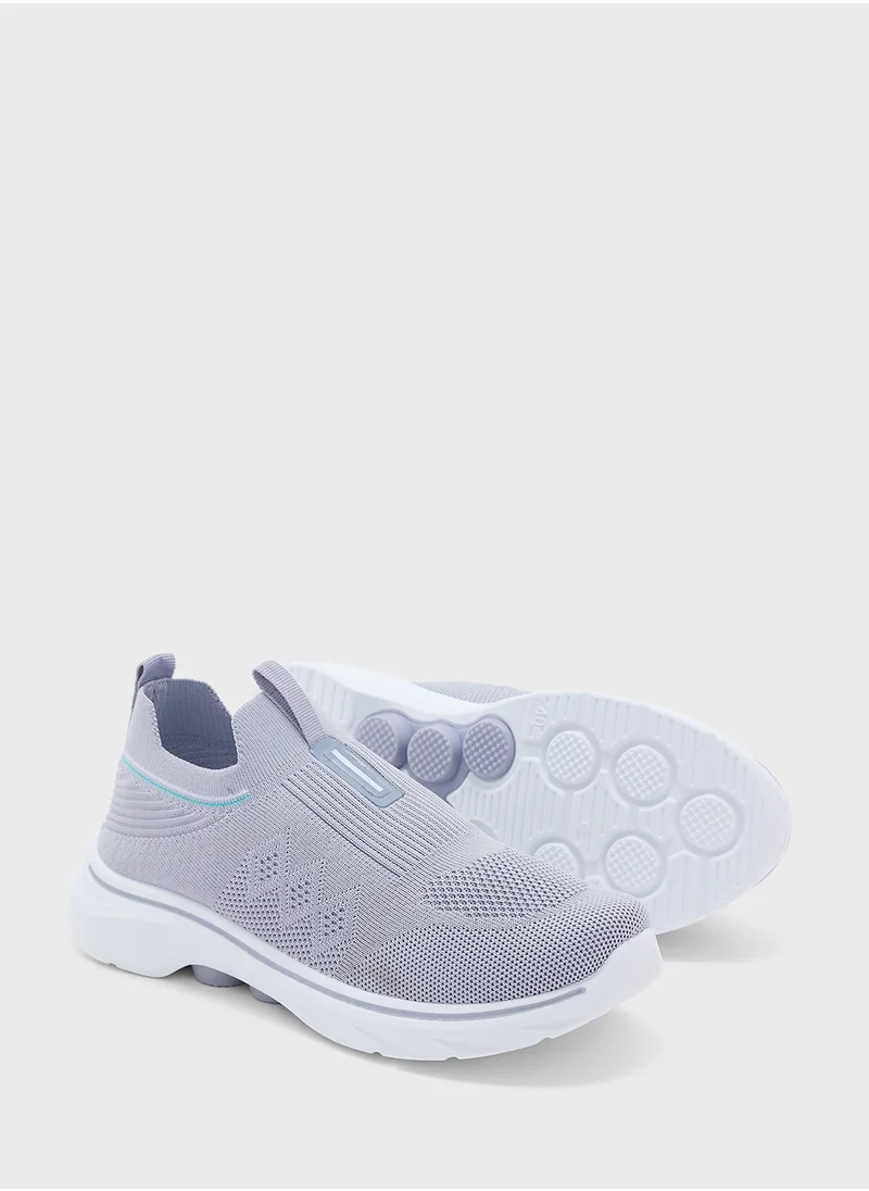 جينجر Sporty Knit Slip On Comfort Shoes