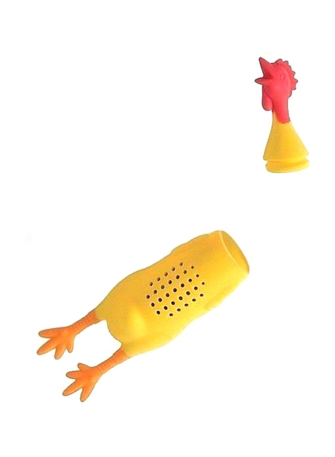 Silicone Herb Infuser Yellow/Red  - Image 1